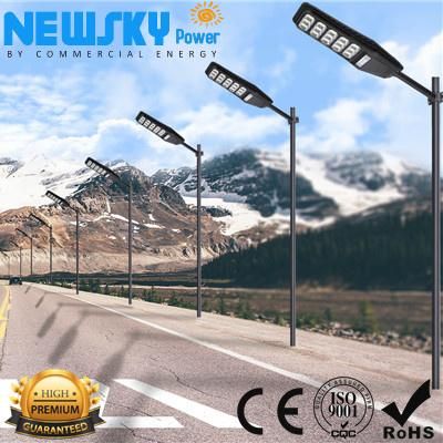 Single Twin Arms Village Outdoor Solar LED Flood Garden Street Light