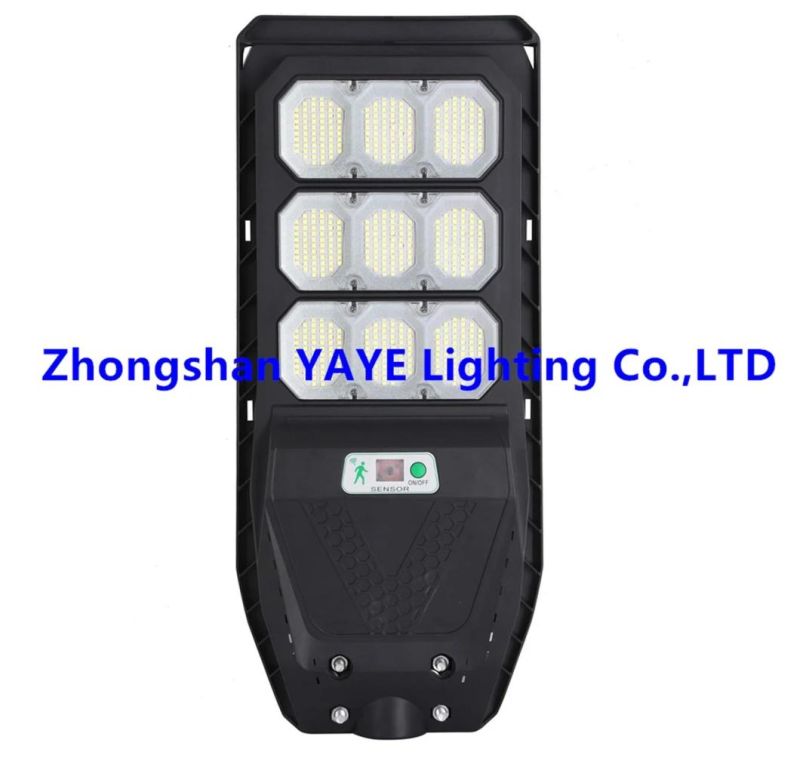 Yaye 18 Hot Sell 30W/30W/90W All in One Solar LED Street Light / LED Road Garden Light with Remote Controller/Radar Sensor/ 1000PCS Stock/3 Year