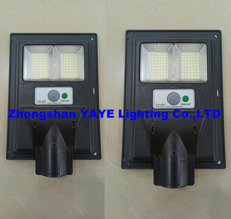 Yaye Hottest Sell 300W All in One Solar LED Street Road Garden Wall Light with Waterproof IP65 Stock 500PCS (YAYE-22SLSL300WG)