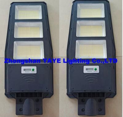 Yaye 2022 Hottest Sell 200W/300W/400W Solar LED Street Road Garden Wall Light with 500PCS Stock Each Watt &amp; Waterproof Outdoor Using