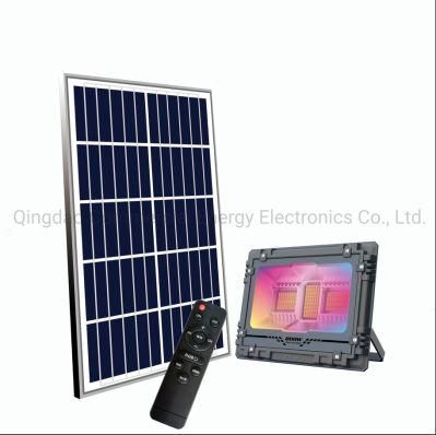 APP Control Fairy Christmas RGB Colorful Solar Floodlight for Wedding Party Hotel Outdoor Camping