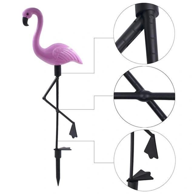 Waterproof Solar Flamingo Garden LED Lawn Lamp Light