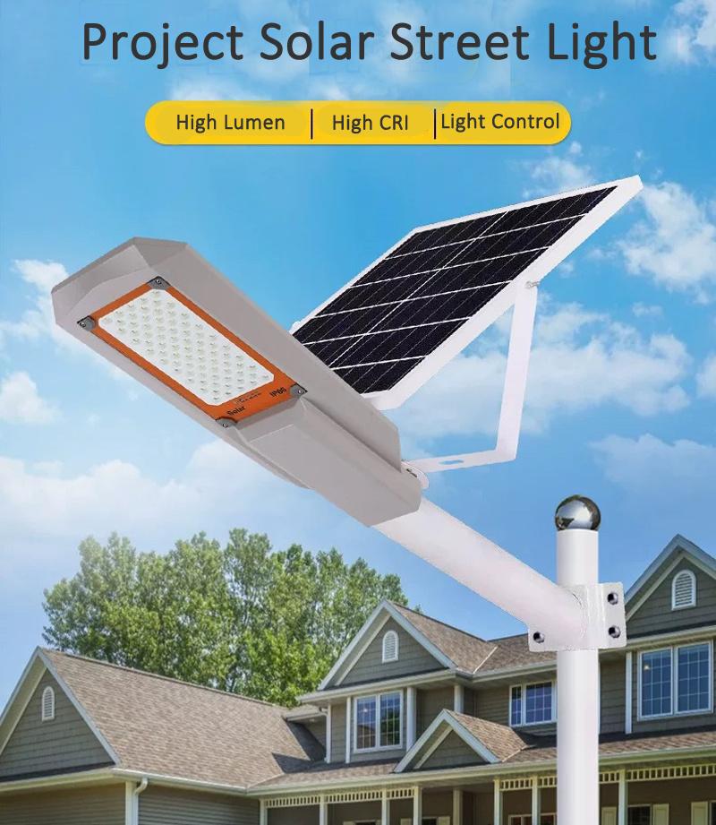 Top Quality High Efficiency IP65 Waterproof Outdoor Separated Long Lifespan 100W 200W 300W Solar LED Street Light