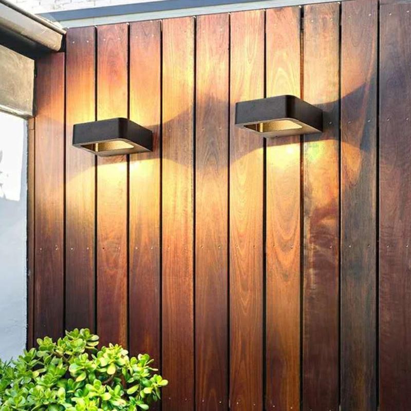 Outdoor Wall Lamps White LED Modern Wall Light