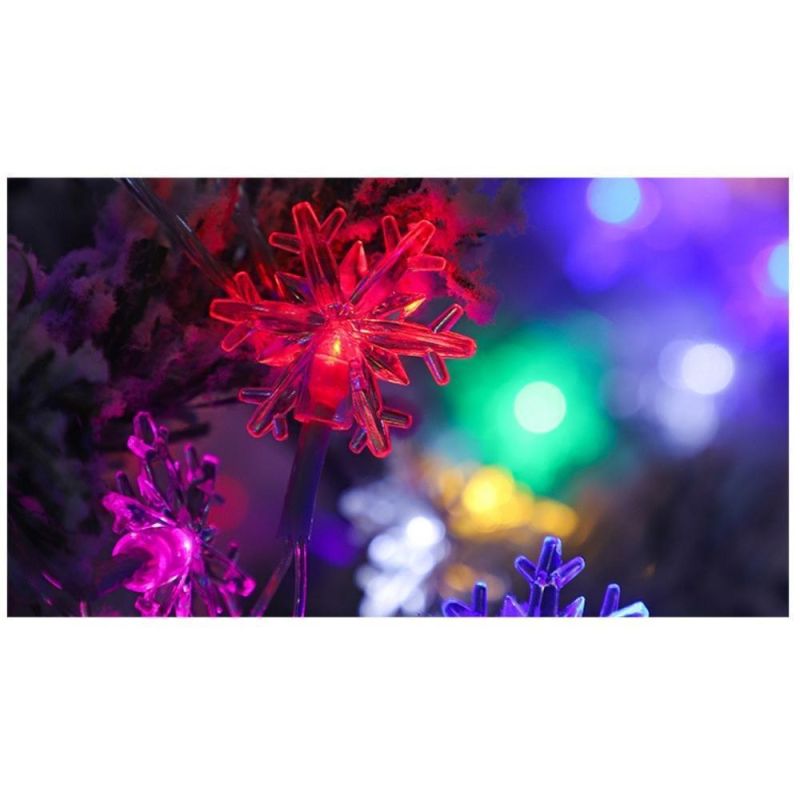 Waterproof Lamp Beads High Brightness Snowflake Lights Connectable Christmas Fairy Lights Wyz19721