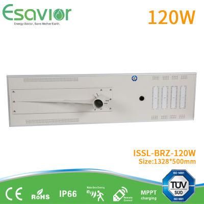 Esavior 120W Integrated LED Solar Power Street Light Manufacturer