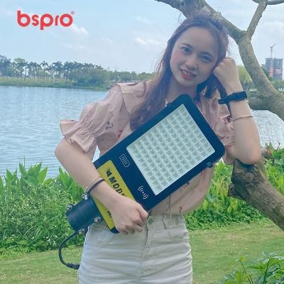 Bspro Lamp Engineering Automated Aging Outside Parking Lots Bright Solar LED Road Street Light