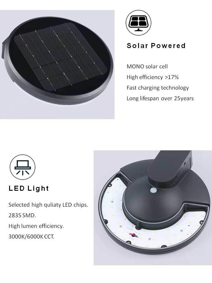 Solar Powered LED Larten Landscape Garden Hotel Wall Solar Garden Light