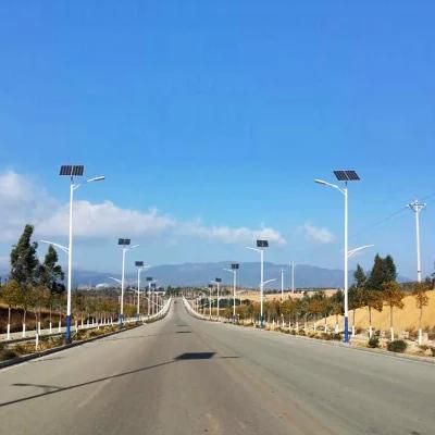 8m~9m Width Road Solar Street Light 60W LED Power