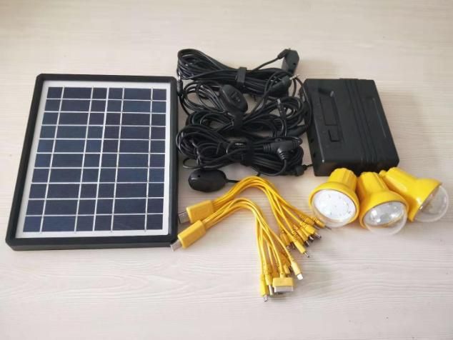 Small Mini Rechargeable LED Home Lighting Solar Energy System