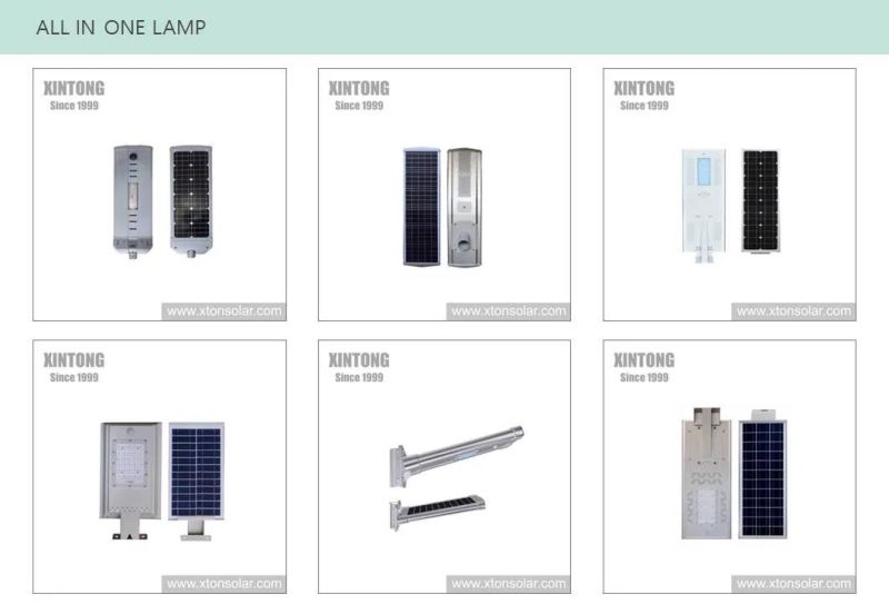 50W Solar LED Street Light with MPPT Controller Easy Installation