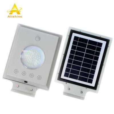 5000K-6500K CCT Home Outdoor Lighting 5W LED Solar Street Light