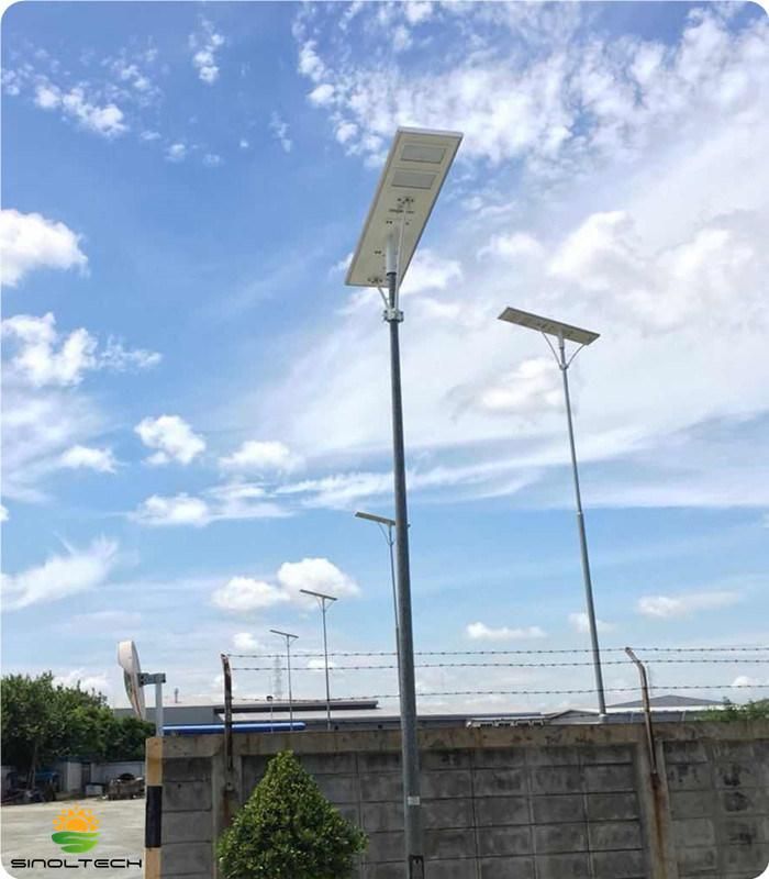 5 Years Warranty 100W LED Integrated Solar LED Street Lights for Parking Lot (SNSTY-2100)