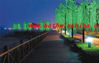 3m Beautiful LED Lights Willow Tree for Christmas Outdoor Street Decoration