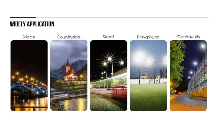 Outdoor IP65 AC Powered 80W LED Street Light