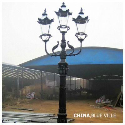 China Supplier Classic Outdoor Cast Iron Street Lamp Ilc-04