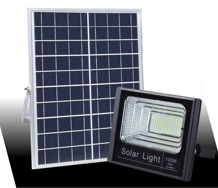 IP65 Lithium Battery LiFePO4 Outdoor LED Jd Solar Flood Lights