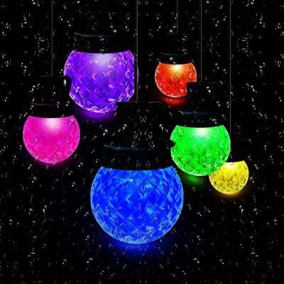 RGB String Indoor Curtain Flashing LED Decoration Outdoor Solar Lights