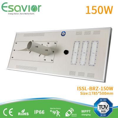 High Lumen Waterproof IP66 Outdoor 30W 60W 80W 100W 150W All in One Solar LED Lighting Street Light