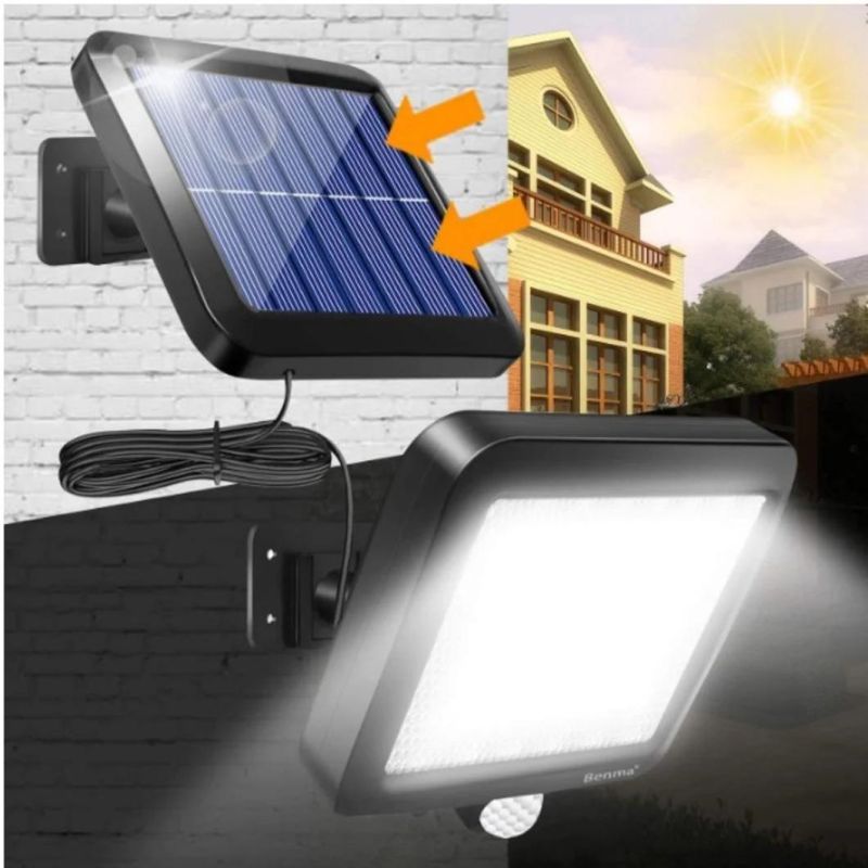 Outdoor Human Body Induction Lamp Waterproof LED Solar Wall Light Motion Sensor Night Solar Light for Garden Lighting