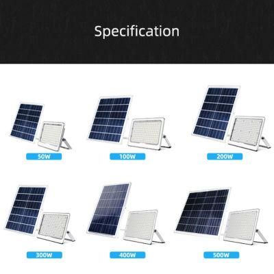 200W New LED Solar Panel Charging LED Flood Lighting Outdoor Light