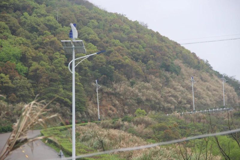 Wind Turbine Solar Hybrid Street Lights