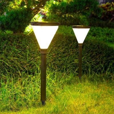 Diamond-Shaped Solar Lights Waterproof Outdoor Lighting Solar Lawn Lights