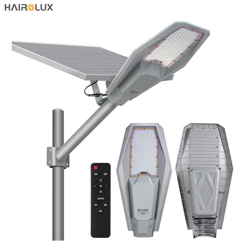 100W 200W 300W 400W Outdoor Solar Street Lamp Aluminum Remote Control Waterproof Solar Powered LED Street Light