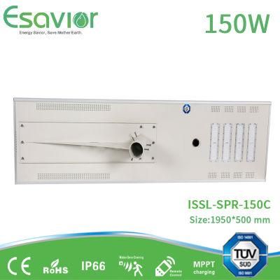 Esavior LED 150W Integrated All in One Solar Street/Garden/Wall Lamp Solar Powerd Outdoor Light IP67