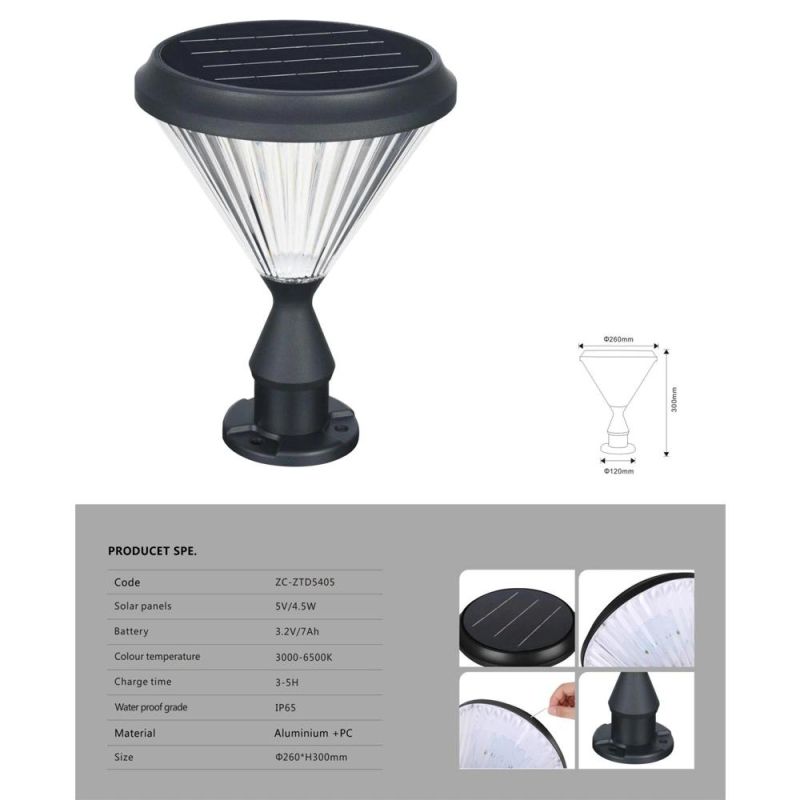 Hot Sale Solar Stainless Steel Lights Outdoor Solar Lamp PRO Garden