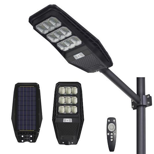 China Factory IP65 6000K 100W. 200W. 300W All in One Solar Street Lights