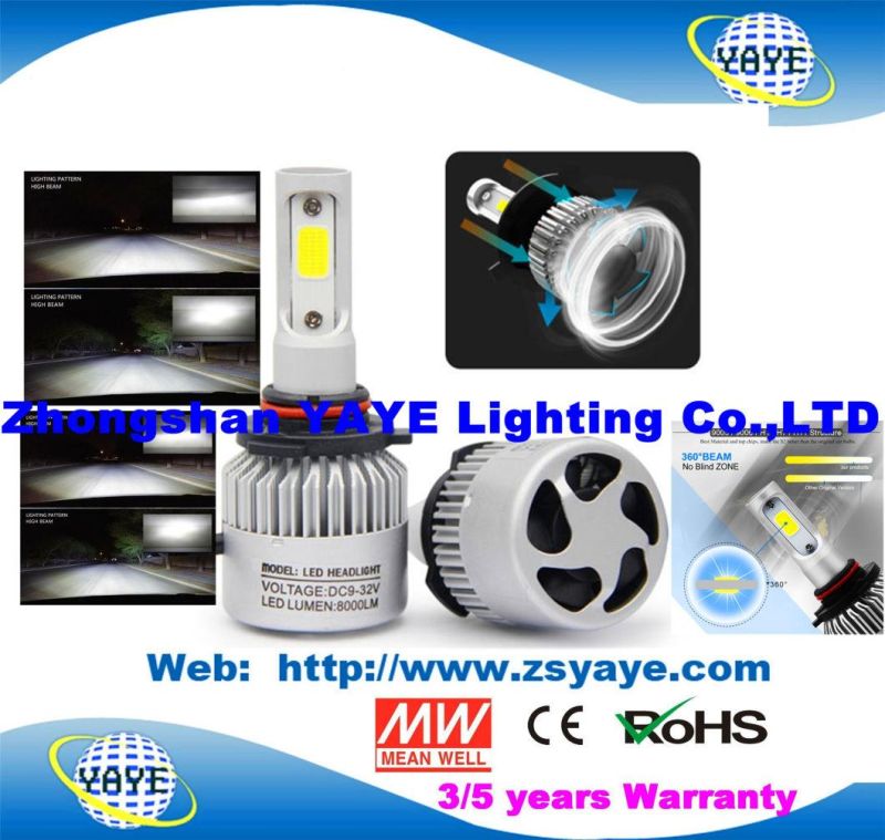 Yaye 18 Hot Sell Competitive Price H1/H3/H4/H7 /9005/H11/H13/9006/9012 Car LED Headlight Light LED Light with 2 Years Warranty