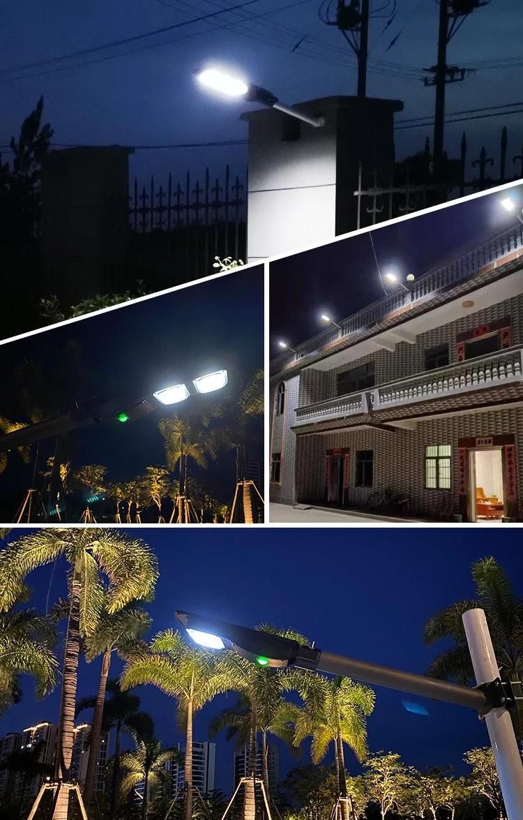 Bspro High Lumen Power Energy Saving IP65 Road Light Integrated Lamp Outdoor Lighting All in One 90W LED Solar Street Light