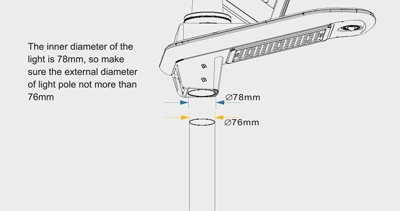 Energy Saving Outdoor Lighting Aluminum All in One Integrated Solar Street LED Light 40W