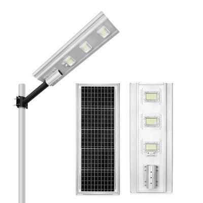 Jd Aluminum Materials Motion Sensor and Light Sensor Outdoor Waterproof IP65 High Brightness LED Chips 300W All in One Solar Street Light