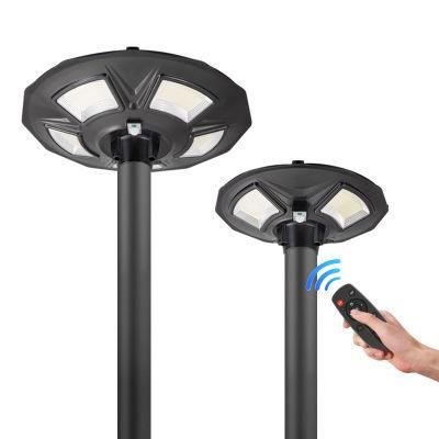 Split Round UFO COB Solar Street Light Pole Solar LED 150W