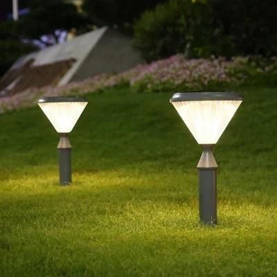 Bollard Fence Homebase Backyard Balcony Solar Torch Porch Diamond Light