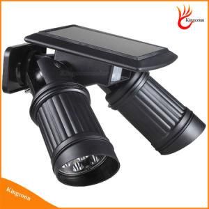 14LEDs Waterproof Solar Wall Light LED Solar Lamp PIR Motion Sensor Light Dual Head Spotlight