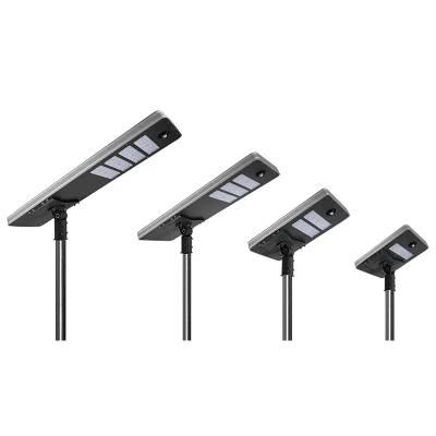 Die-Casting Aluminum IP65 Waterproof High Brightness Outdoor 50W Adjustable Integrated Solar Road Light