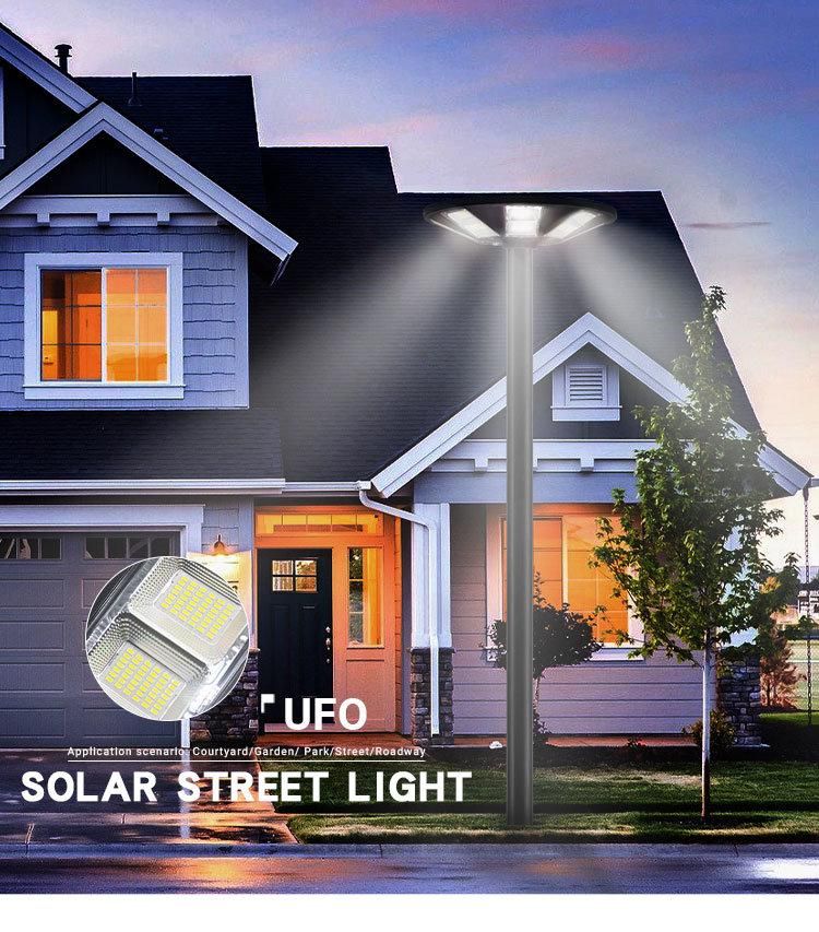 Outdoor UFO LED Solar Garden Lights Street Lamp 800W UFO Solar Street Light