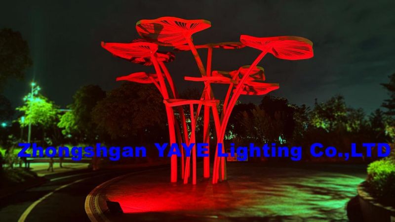 Yaye Nice Design Hot Sell 500W RGB Outdoor Solar LED Flood Garden Light / Zhongshan Yaye Lighting Co., Ltd Looking for Agent From The World