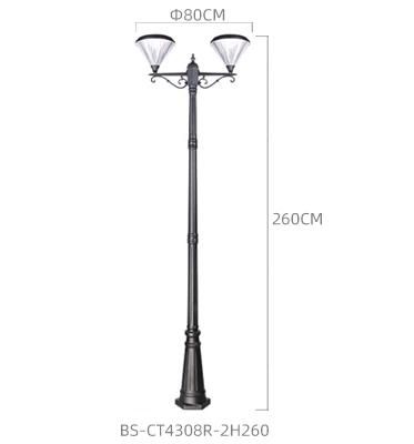 Bspro New Design Outdoor Waterproof IP65 LED Garden Lamp Aluminum LED Street Light with Hight Power Garden Light