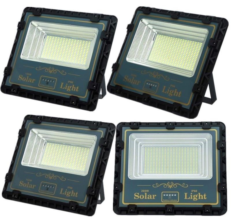 Yaye 2021 400W/300W/200W/150W/100W/50W Solar LED Flood Garden Lights with Remote Controller