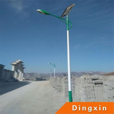 10m Solar LED Street Lamp with 90W LED Lamp and Battery on Top