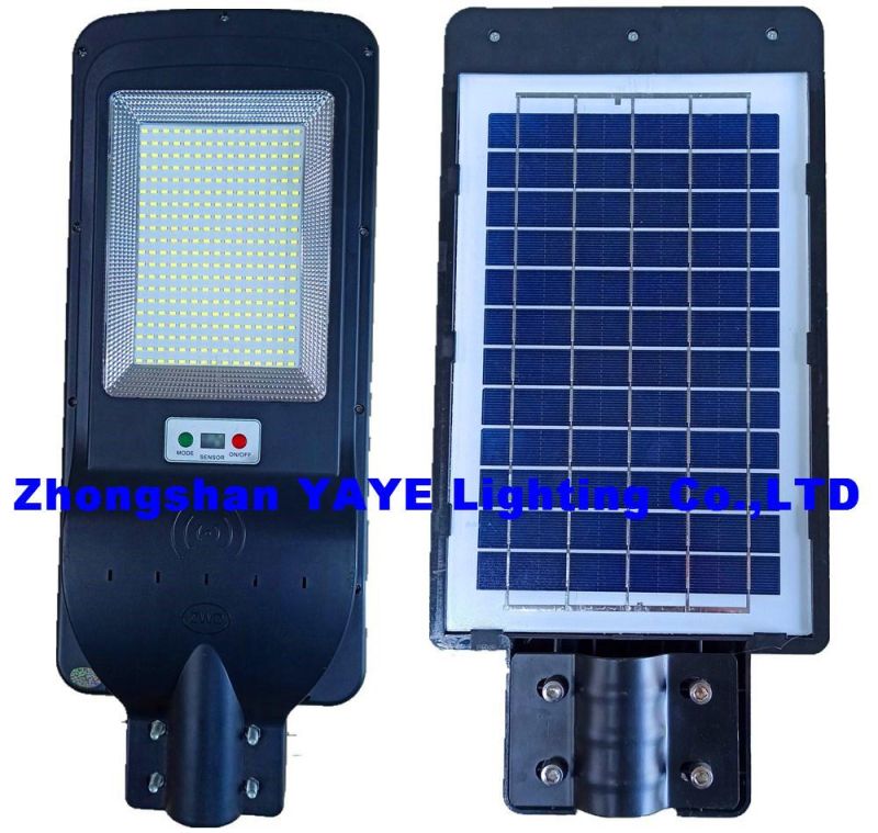 Yaye 2021 Hot Sell 200W All in One Solar LED Street Garden Road Lamp with Remote Controller