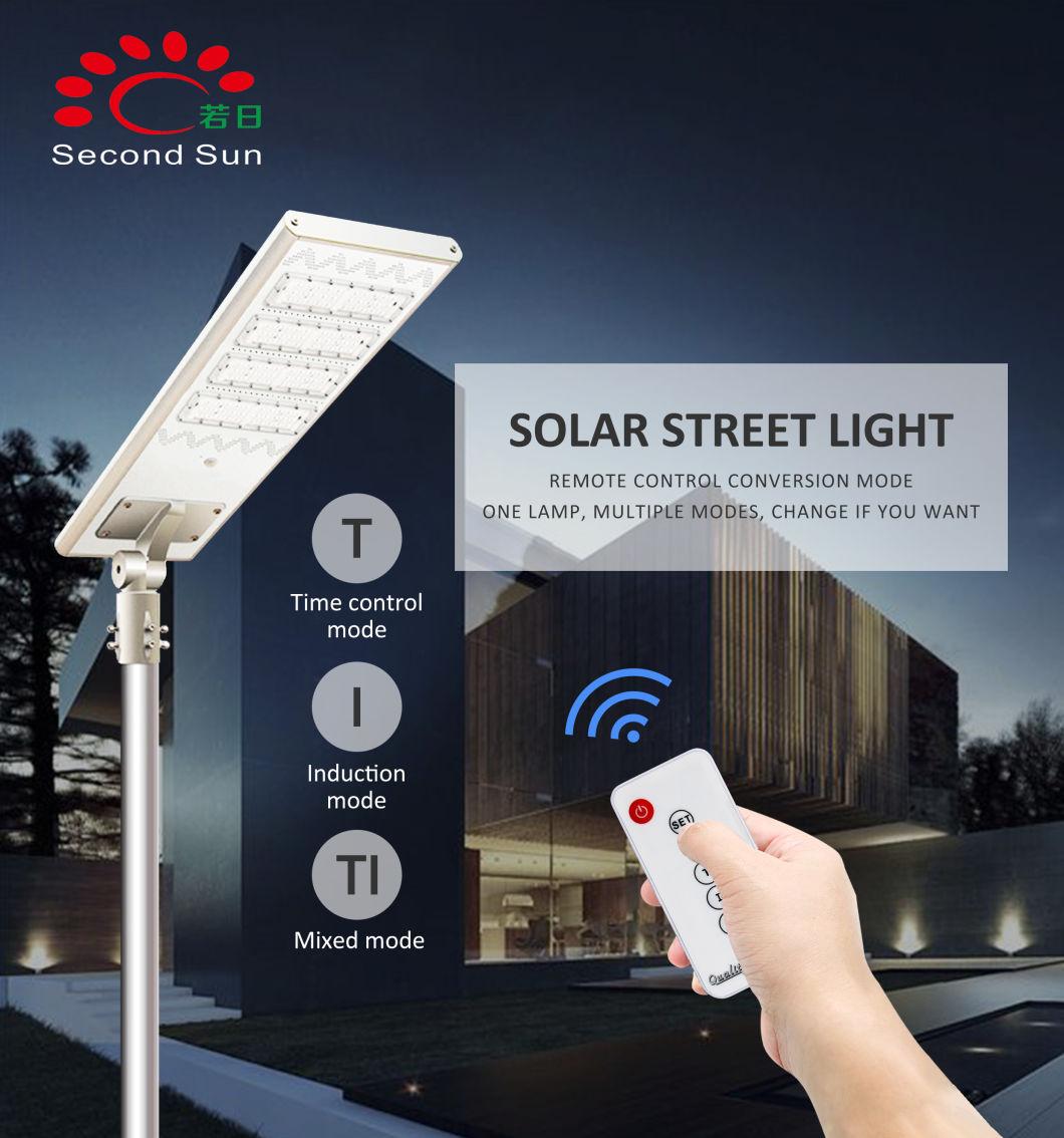 High Quality Outdoor Courtyard Lighting IP65 SMD 50W 100W 150W 200W 250W Integrated All in One LED Solar Street Light