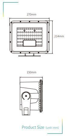 Street Floodlight Outdoor LiFePO4 Battery Solar Street Light 30W Tt1.0 Road Lighting