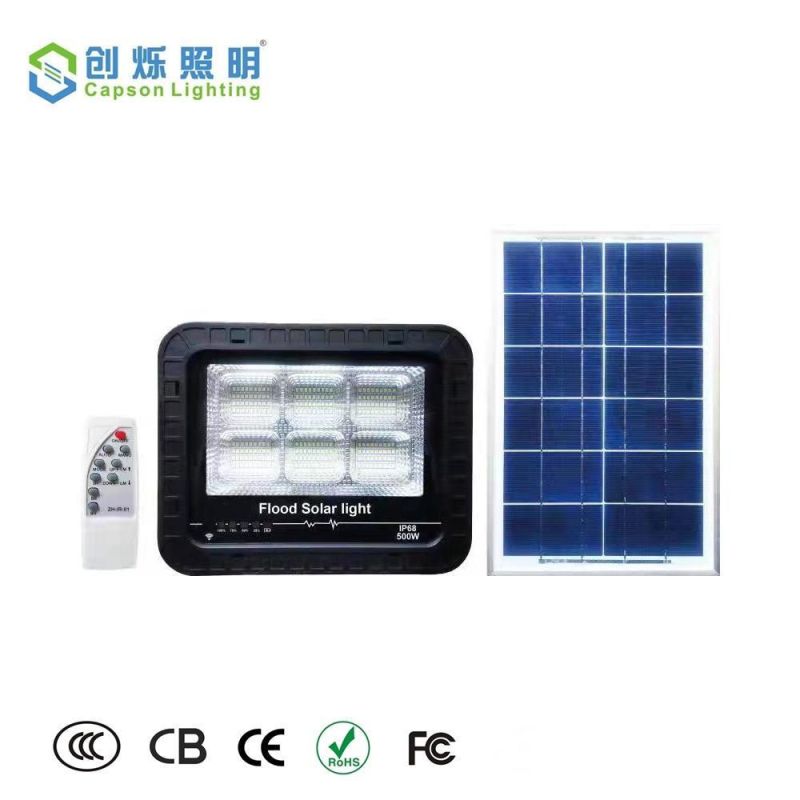 Hot Selling IP68 600W 2126lm Aluminum Solar Flood Light