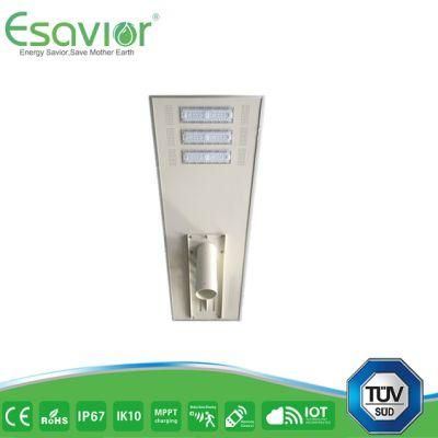 Esavior TUV Sud Certified 100W Solar Street Lights Solar Lights Outdoor Lighting