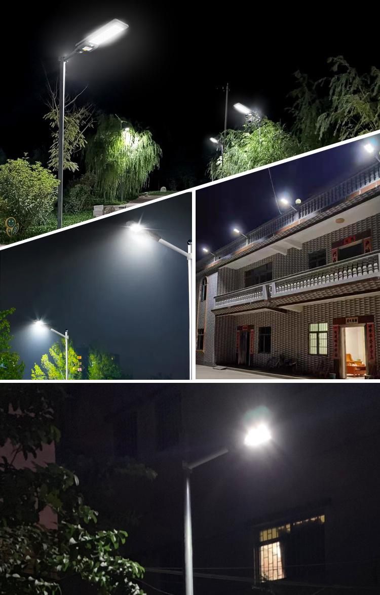 Bspro 300W 400 Watts Streetlight Lights Power Panel IP65 Remote Control LED Solar Street Light